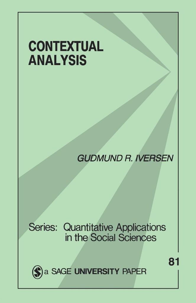 Contextual Analysis by Iversen, R. New ,,