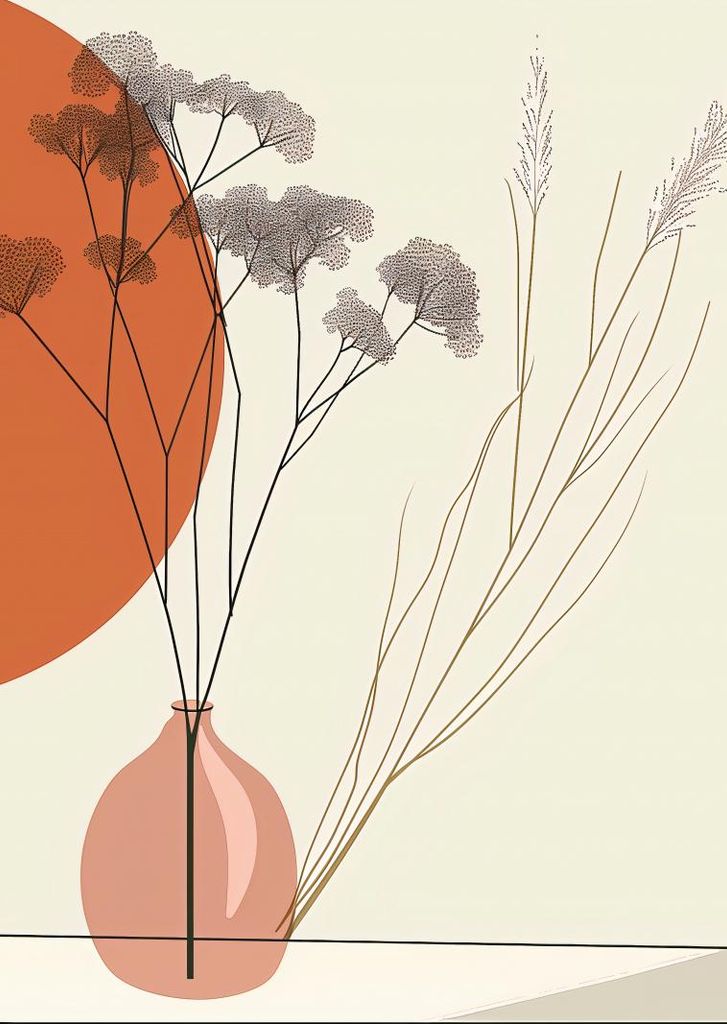 Plakat 67,5x95cm Getrocknete Aussicht