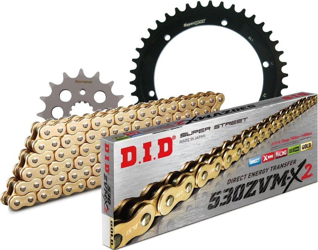 Kettensatz DID Stahl 530ZVM-X / 102 Endlos