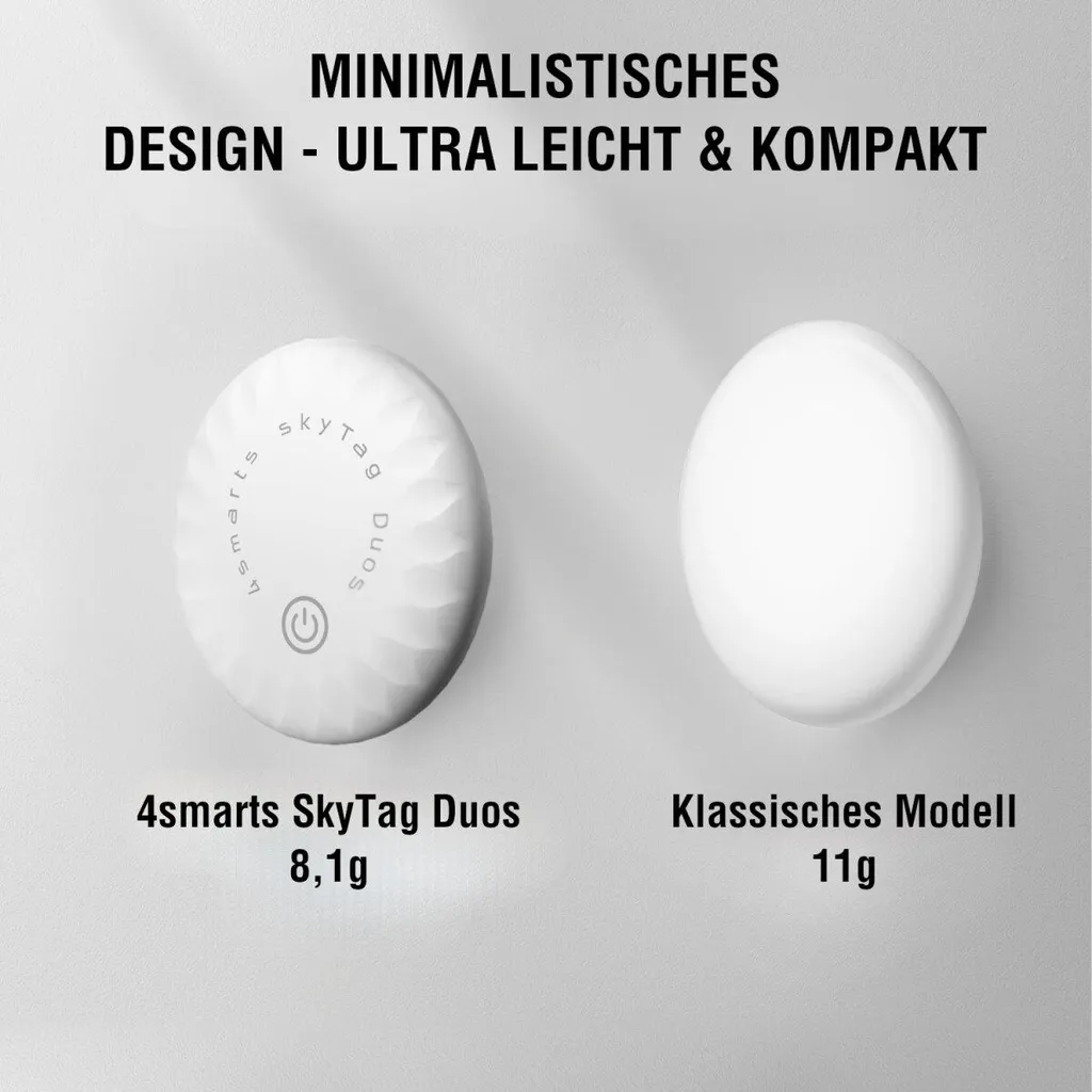Stop aux Objets Perdus : Set de 4 Localisateurs SkyTag Duos Bluetooth