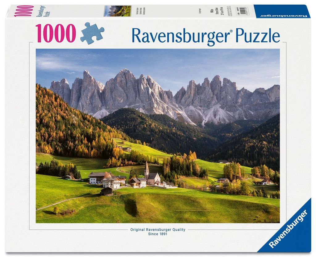 Erwachsenenpuzzle 1000 Teile - Dolomiten im Herbst Produktbild 