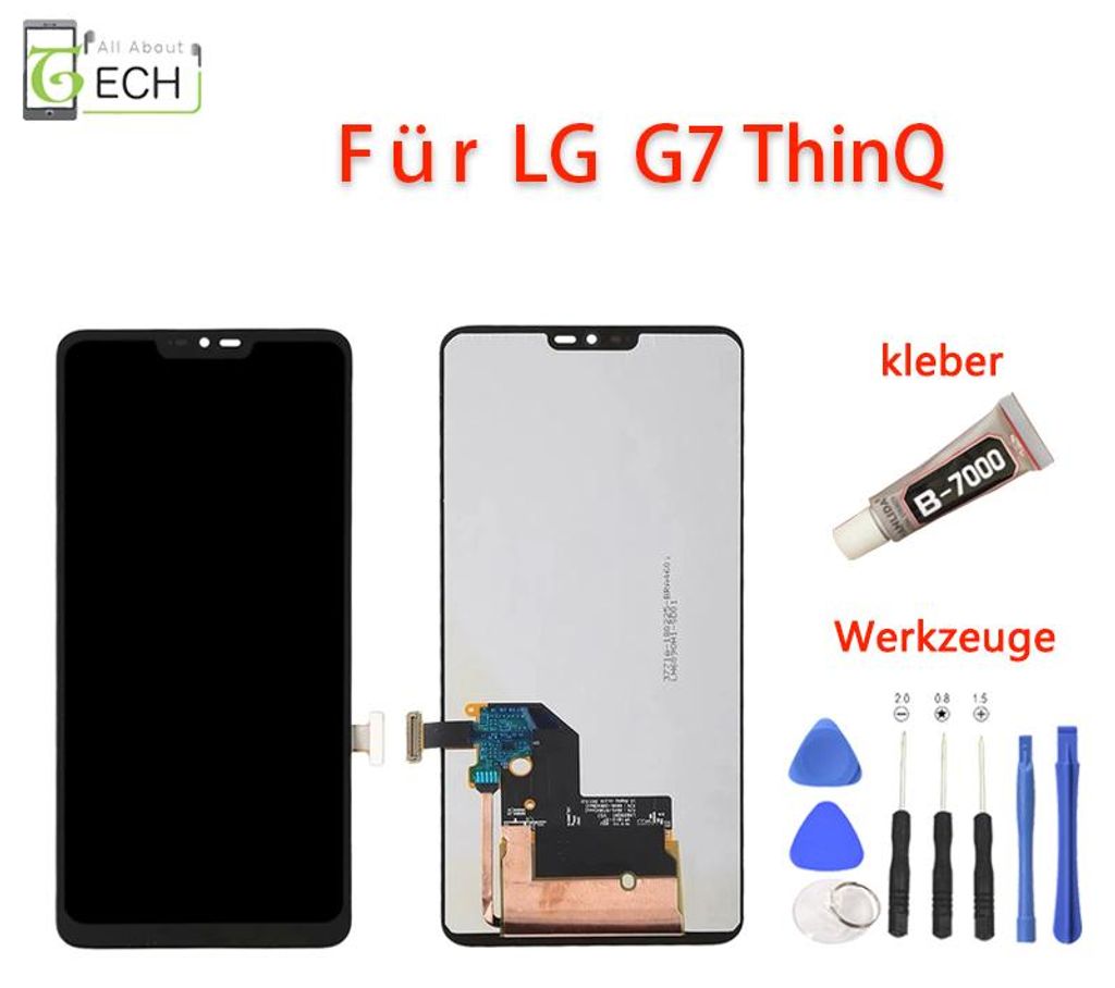 Für LG G7 ThinQ G710 LCD Display Touchscreen Bildschirm Schwarz Werkzeuge & K...