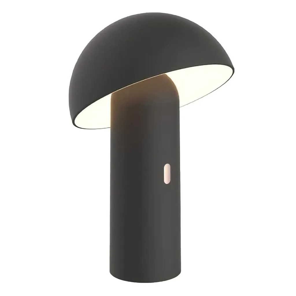 Lampe de table sans fil TOD BLACK H28cm avec tête orientable LED