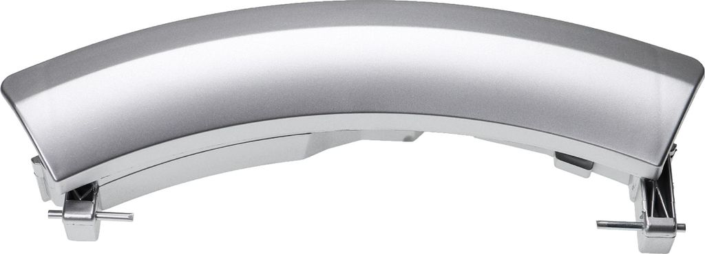 vhbw Türgriff kompatibel mit Siemens Siwamat XL 862 WXL862EE Waschmaschine Kunststoff Silber