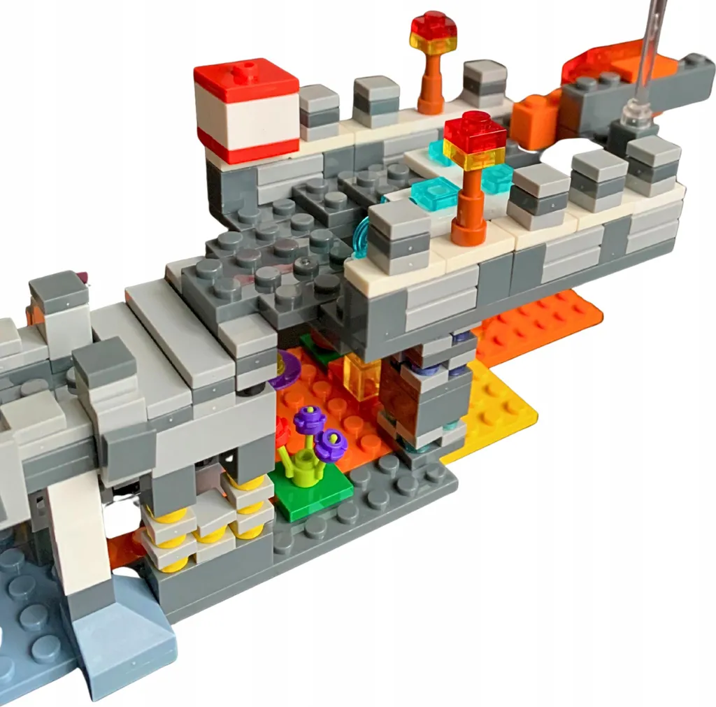 Forteresse Minecraft modulable 506 pièces avec détails authentiques - 4