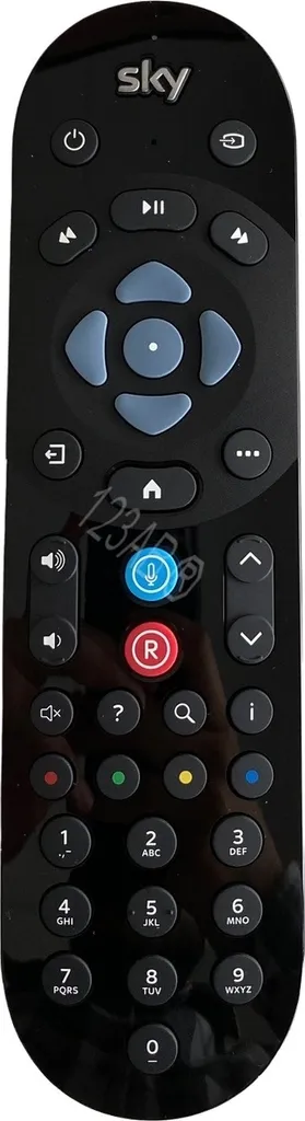 Télécommande Sky Q vocale pour piloter votre boîtier 1To ou 2To Noir