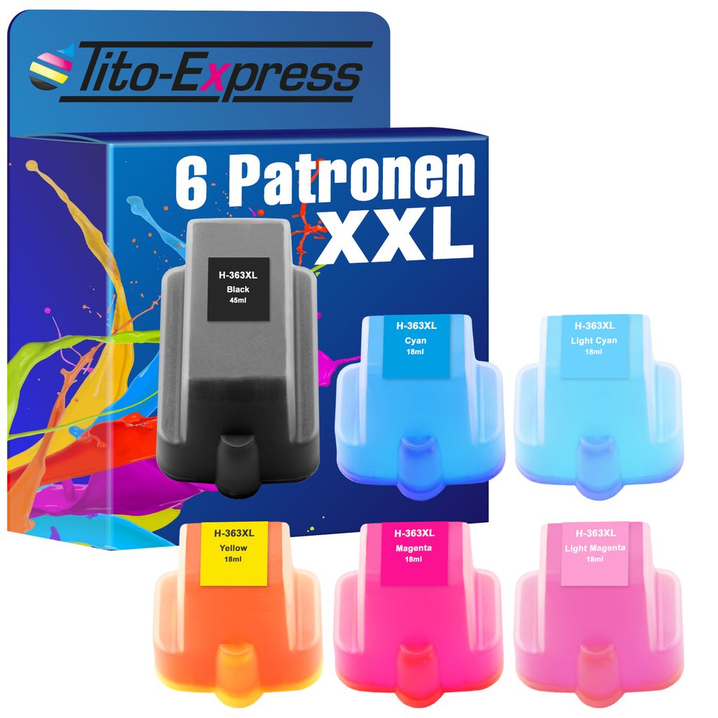 Patronen XXL kompatibel mit HP 912 XL 912XL XXL, Tito-Express