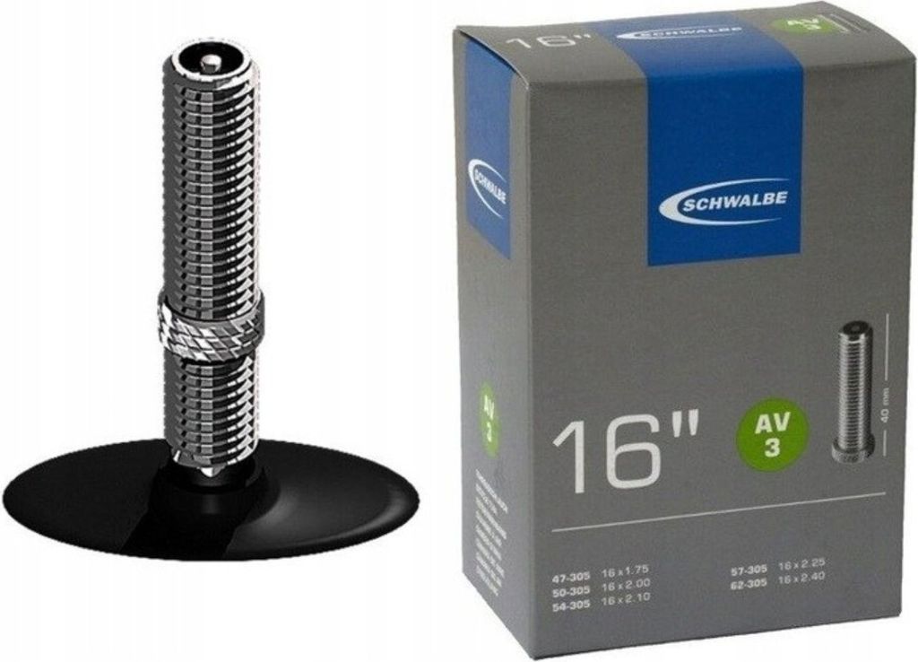 Schwalbe AV3, Schrader-Ventil, 16", 47 - 62 mm, 4 cm, Produktbild 