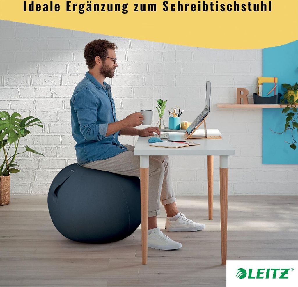 Leitz Ergo Cosy Grey Indoor Round Obrázek produktu 2