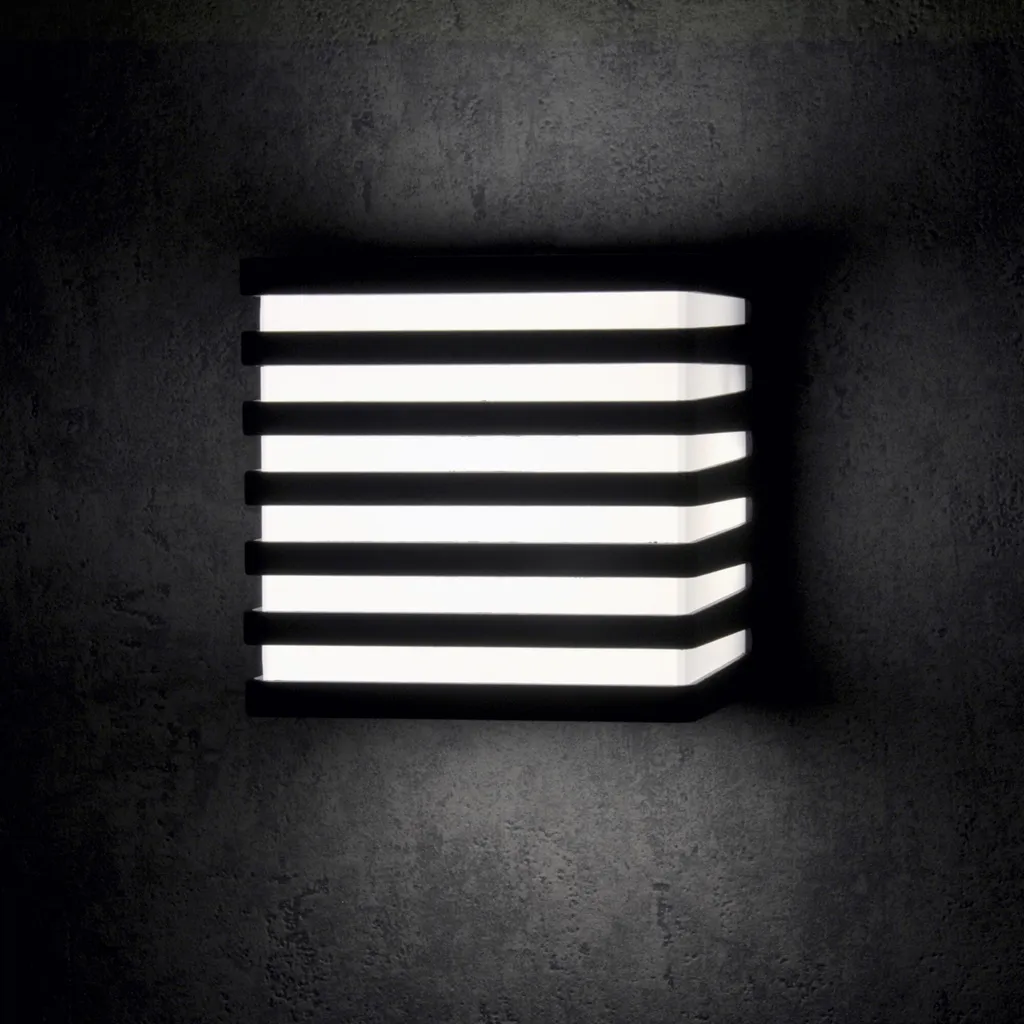 Éclairage Façade et Entrée Applique LED Extérieure IP54 Noir Maxwell