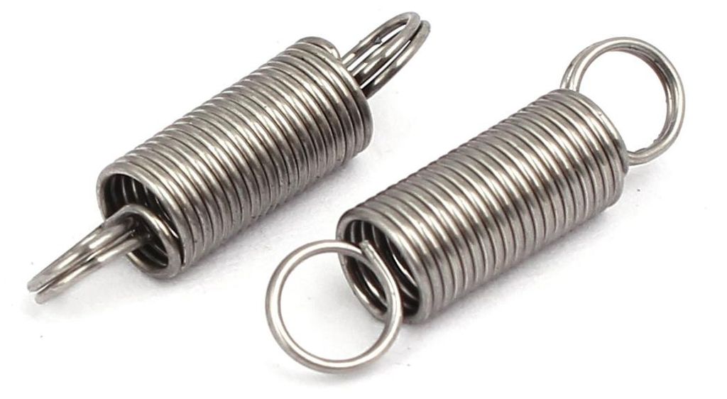 0,5mmx5mmx20mm 304 Edelstahl Zugfedern Silberfarben 10 Stš¹ck