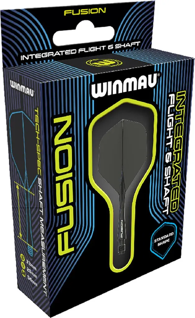 Winmau Fusion Noir Medium : Fini les Ailettes de Fléchettes qui Tombent