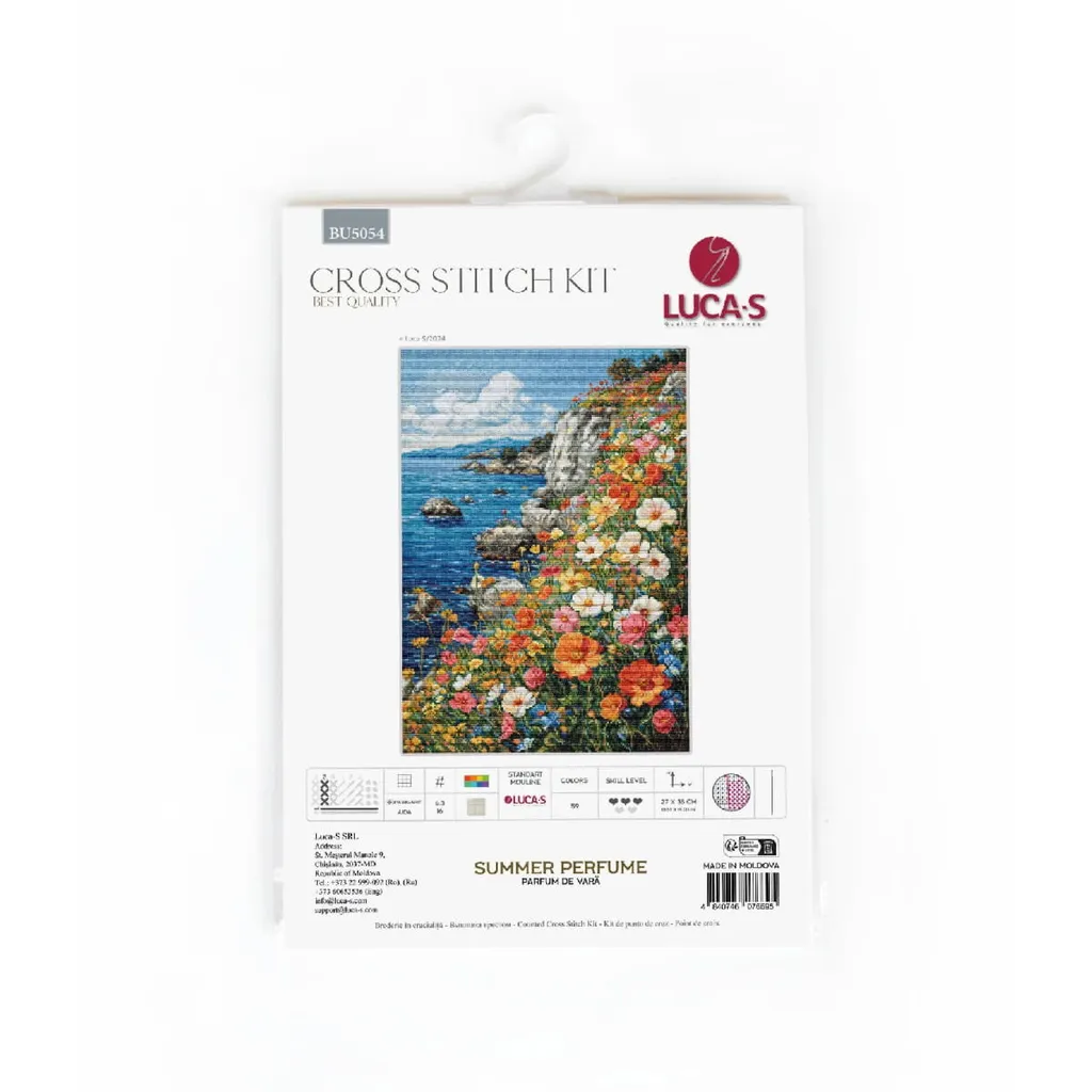 Tableau à Broder Point de Croix Parfum d'Été pour Déco Murale et Détente - 2