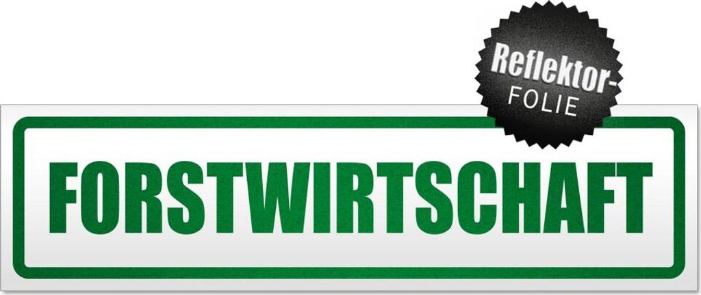 Forstwirtschaft Magnetschild Schild magnetisch