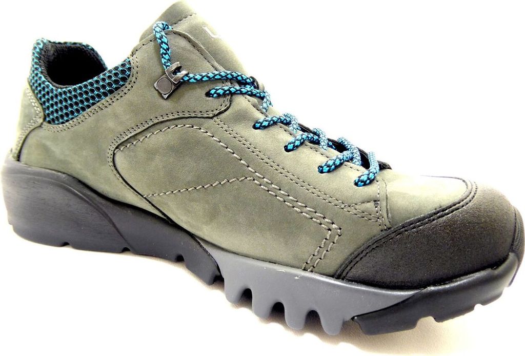 Waldläufer H-Fritz Outdoor, Halbschuh, Gummi Denver Sport-Net schw. basalt türkis, Weite H 729950-302-247 43