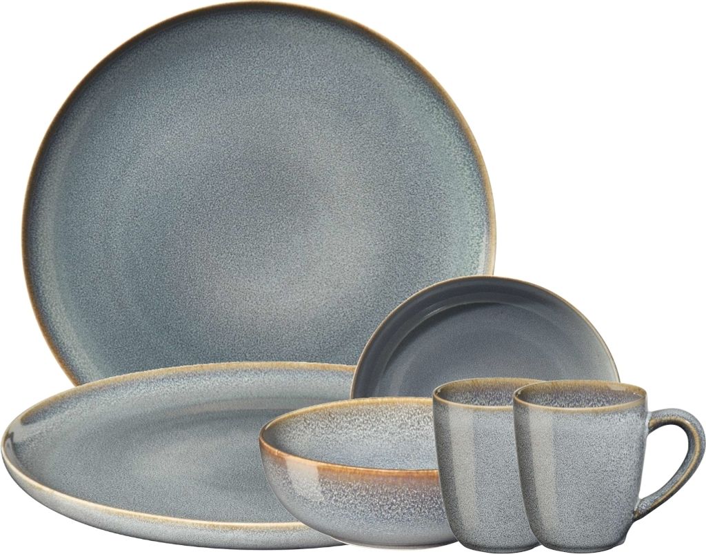 ASA Selection SAISONS Frühstücksset denim 6tlg Produktbild 