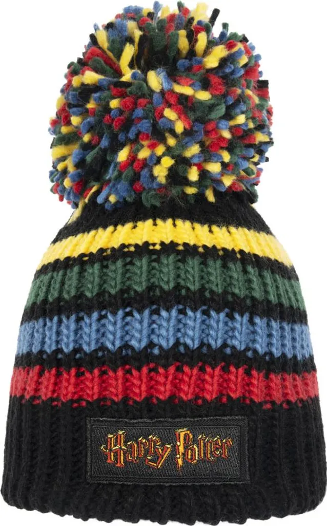 Bonnet d'hiver Harry Potter unie avec pompon - Accessoire Mixte TA14030