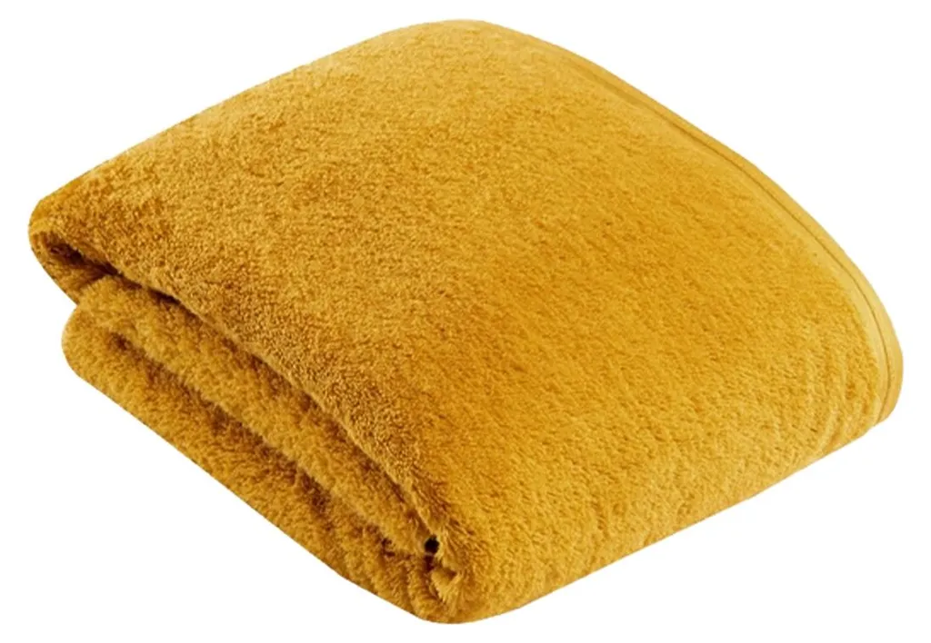 Serviette de Bain Douce Vegan Vossen LT4310 pour Peaux Sensibles Noir