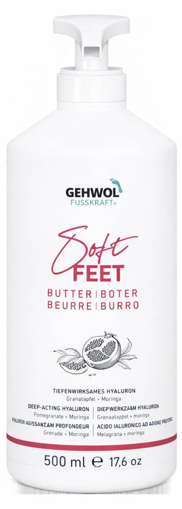 GEHWOL FUSSKRAFT Soft Feet Butter (500 ml) mit Granatapfel Produktbild 
