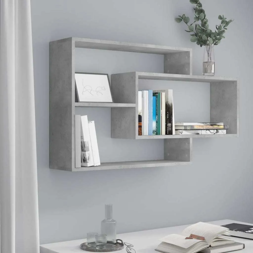 Maison Exclusive Mensole Arredo Grigio Cemento 104cm - Atmosfera Casa - 1