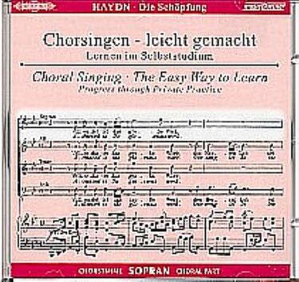 Begleitungen zum eigenen Musizieren - Chorsingen leicht gemachtHaydn,Die Schöpfung Sop