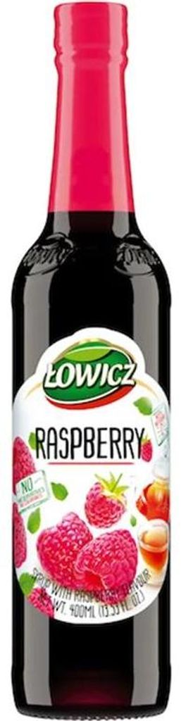 Lowicz Himbeersirup 400ml Produktbild 