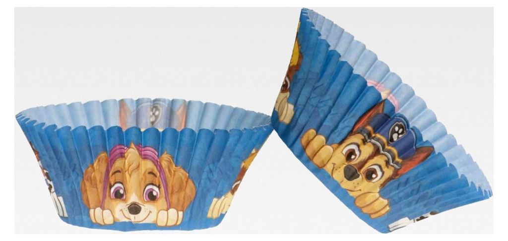 Cupcake-Förmchen im Paw Patrol-Design, 25 Stück