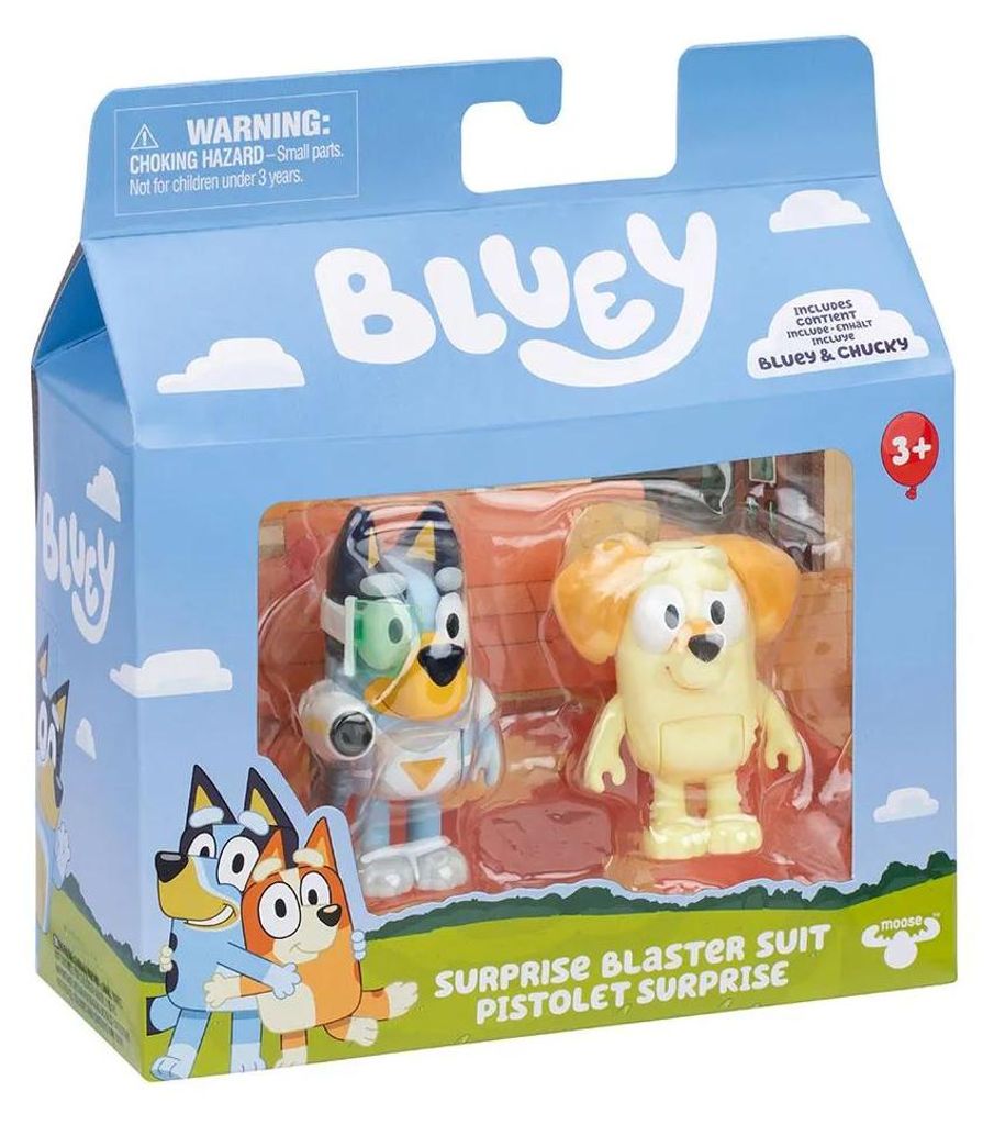 TM TOYS Figurenset, Bluey und Chucky mit Blaster BLU17652 Produktbild 
