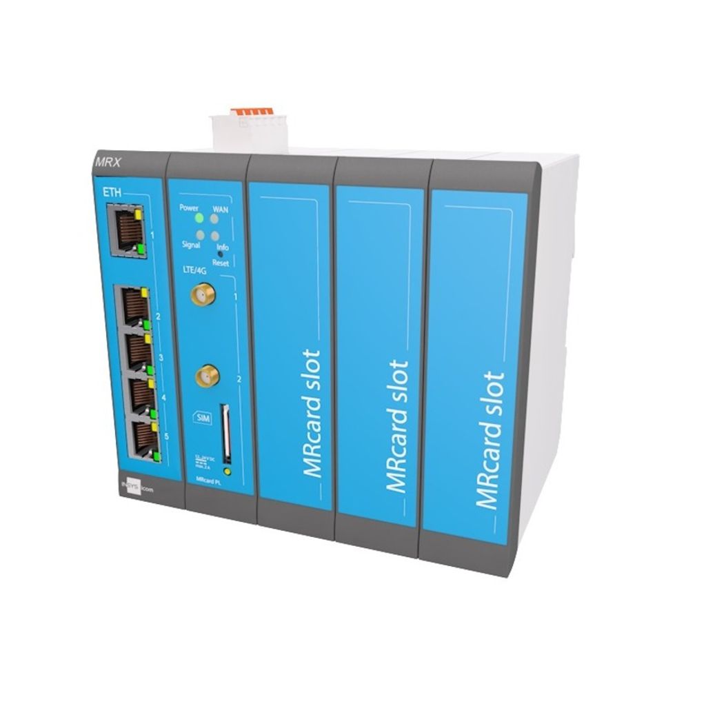 INSYS icom MRX5 1.1 LTE modularer LTE-Router EMEA-Frequenzen VPN-Option