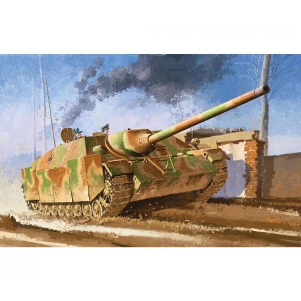 Jagdpz.IV L/70(V) avec Revêtement Zimmerit Maquette 1/35 Août 44