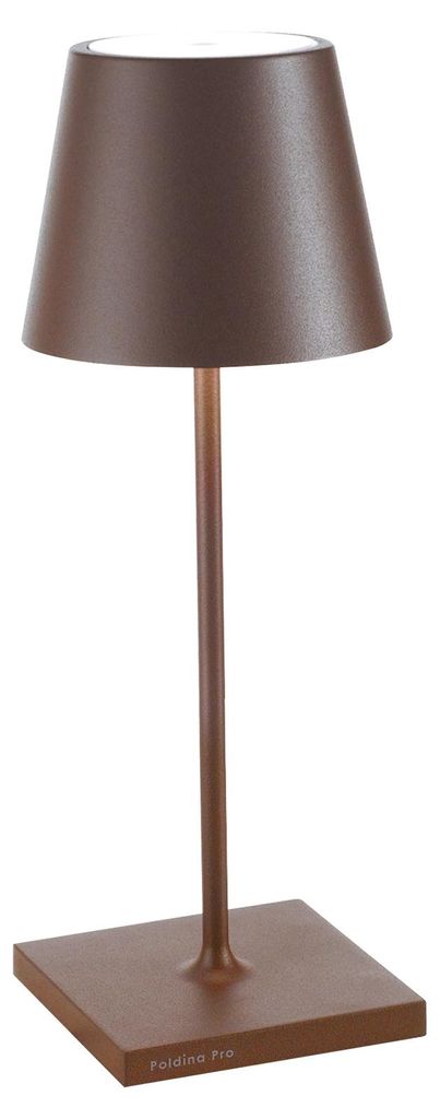 Zafferano Poldina Pro Mini Corten: Oplaadbare en dimbare Productafbeelding 
