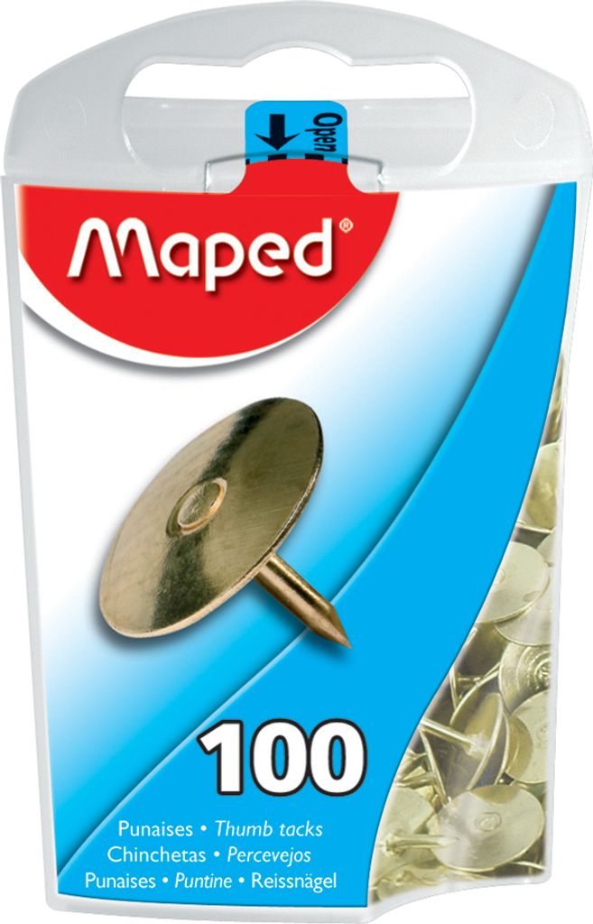 Maped Reißnägel verkupfert Durchmesser: 10 mm