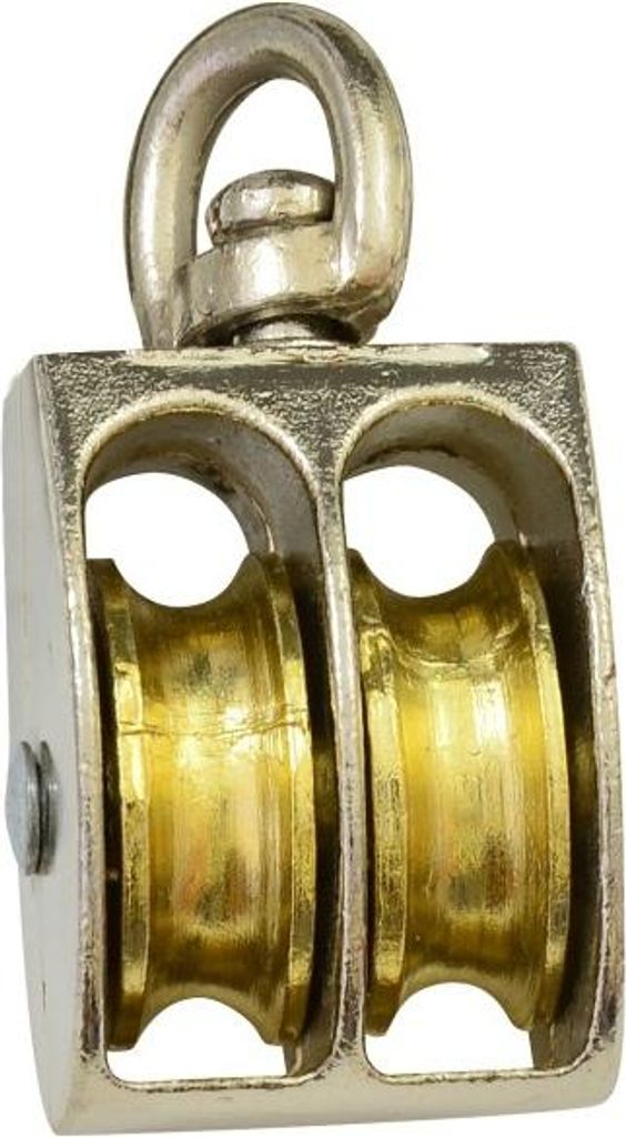 Doppelt Vernickelt Seilblock 1-1/2' - Bl1-1/2 Pod