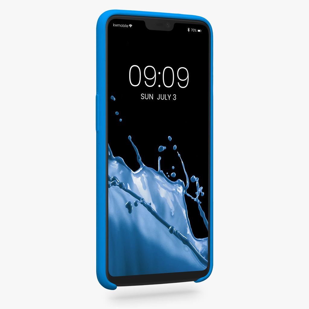 Kwnobile Silikon Hülle Für OnePlus 8 (2020) – Weich, Griffig, Kabellos Ladbar, Fuchsia