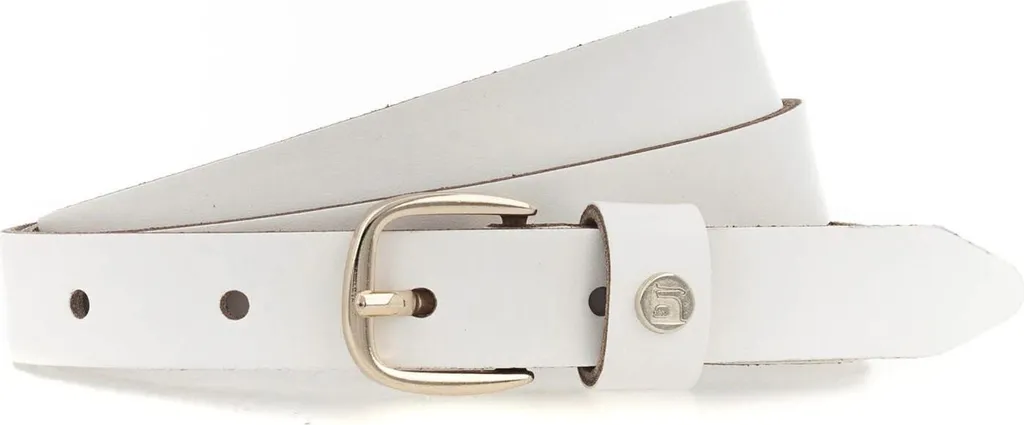 Cintura H.I.S in Pelle 20mm Bianca W95 - Il Tocco di Classe