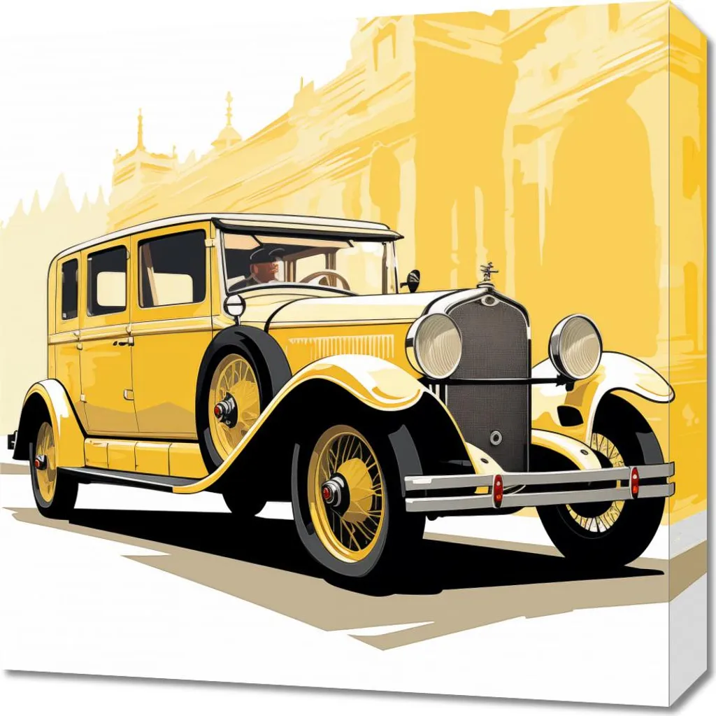 Quadro 50x50 cm Classici dell'automobilismo