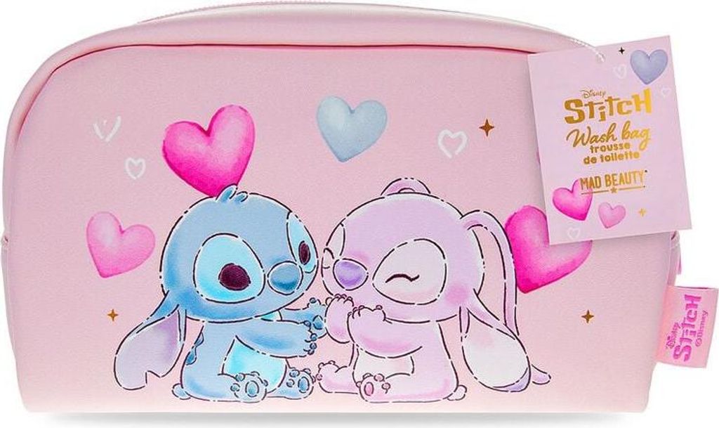 Lilo & Stitch Kulturbeutel Uni I Heart Stitch - Mad Beauty rosa Standard