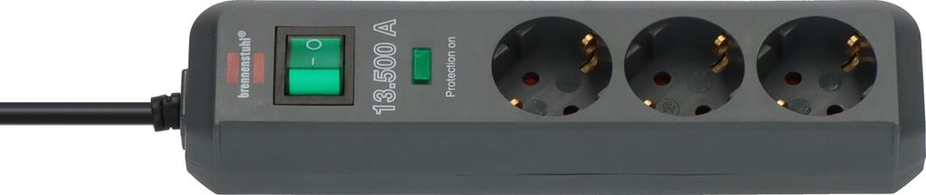 Brennenstuhl 1158810315 power extension 1.5 m 3 AC Image du produit 