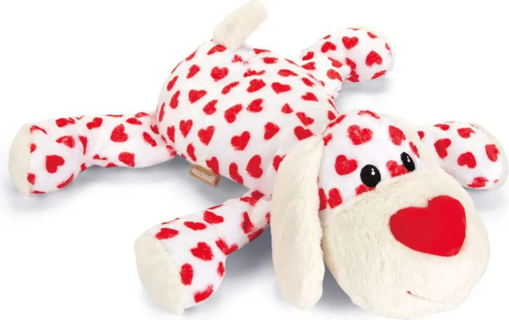 Beeztees Suki Peluche per Cani XL 45x46x11 cm - Bianco con Suono