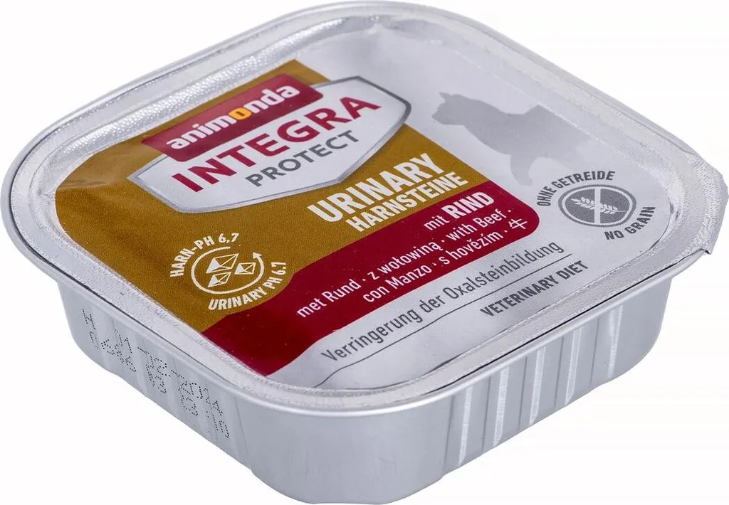 Animonda Integra Protect Urinaire Bœuf 100g - Sans Céréales et Anti-Oxalate