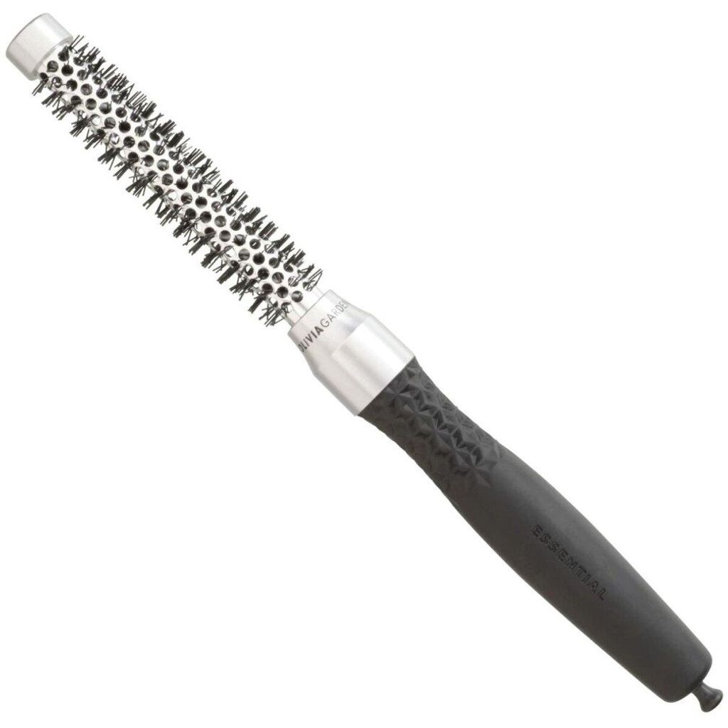 Olivia Garden Essential Blowout - Silberne Haarbürste 10 mm Produktbild 