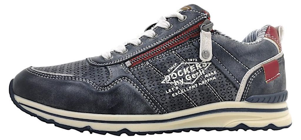 Dockers by Gerli Sneaker Herren Zip Sneaker Low navy EU41 Produktbild 