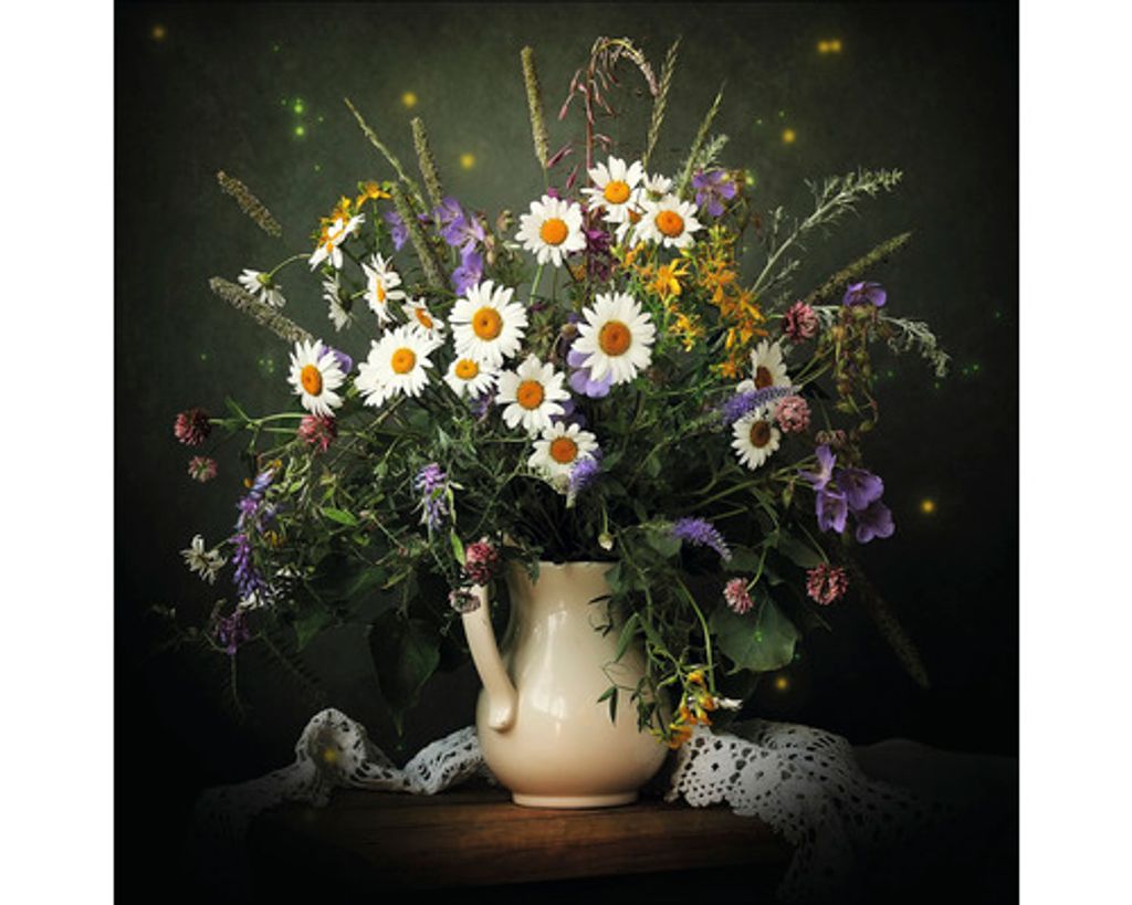 Glasbild New Baroque Still Life I 30x30 cm
