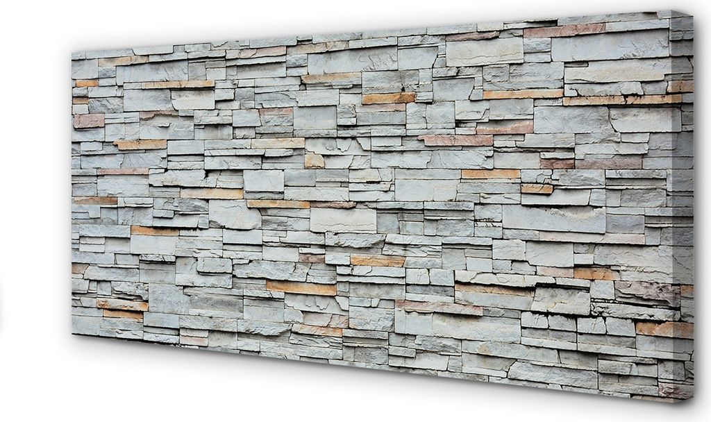 Leinwandbild 100x50 Wandkunst Steinwandstruktur