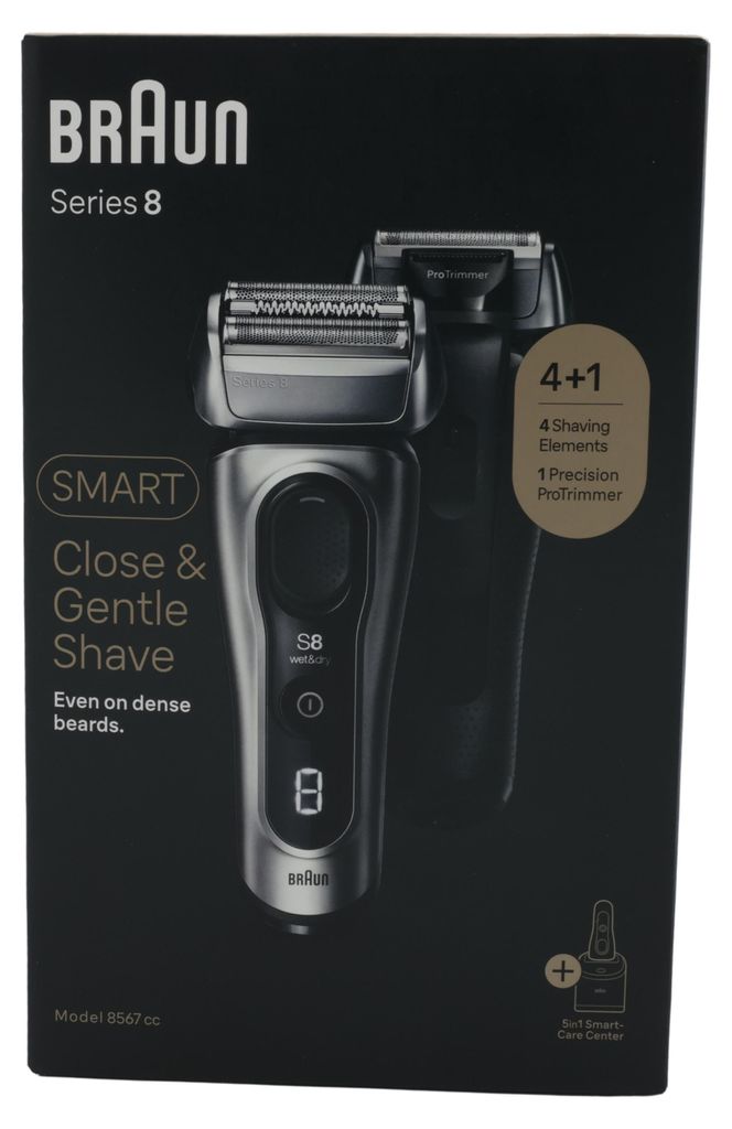 Braun Series 8 8567cc, Planžetový holicí strojek, Černá, Obrázek produktu 