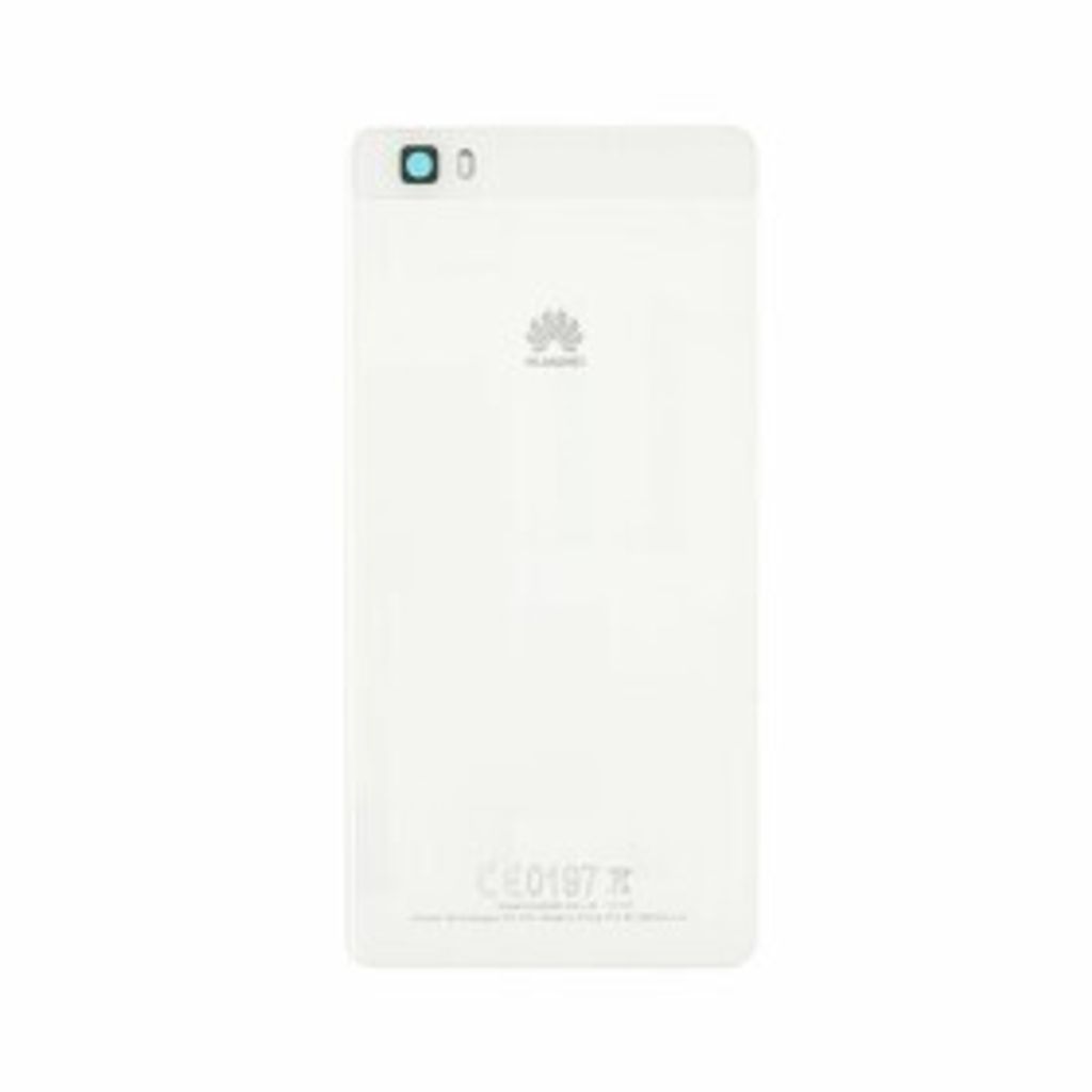 Original für Huawei P8 Lite Akkufachdeckel 02350GKS Weiß Rückseite