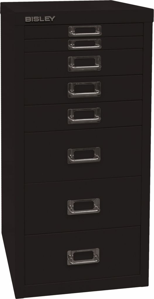 Bisley MultiDrawer Schubladenschrank - Farbe: Schwarz