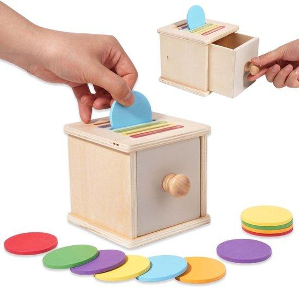 Montessori Ballenbak für Babys 6-12 Monate - Farbe: Neutral - Material: Holz