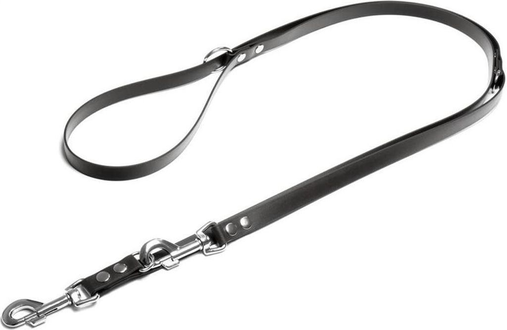 Mystique Biothane verstellbare Leine 16mm braun 250cm