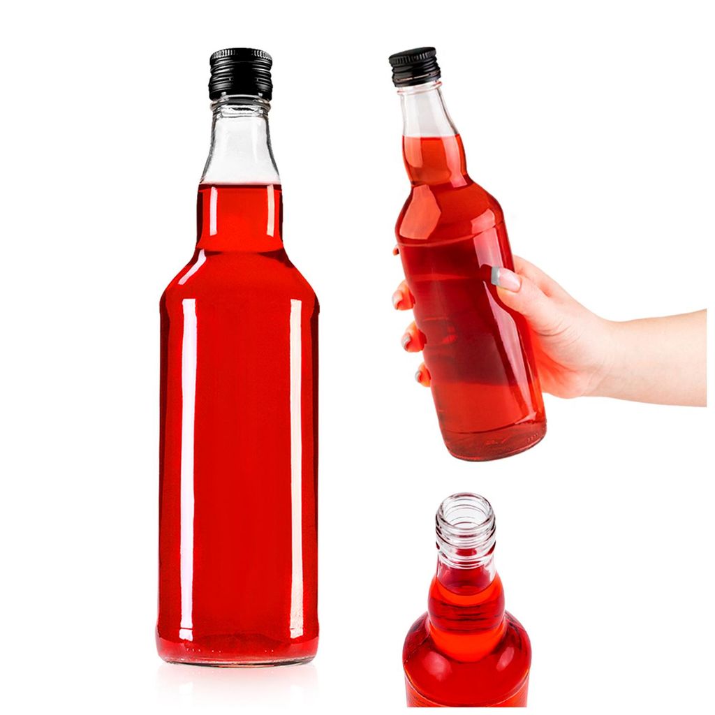 SuperButelki - Szklana butelka monopolowa 500 ml na wódkę, Zdjęcie produktu 